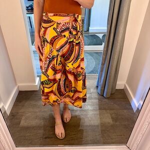 FARM RIO banana wrap skirt. Size XS